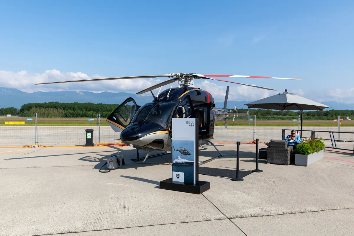Bell 429 · front three-quarter view