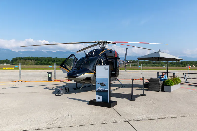 Bell 429 · front three-quarter view