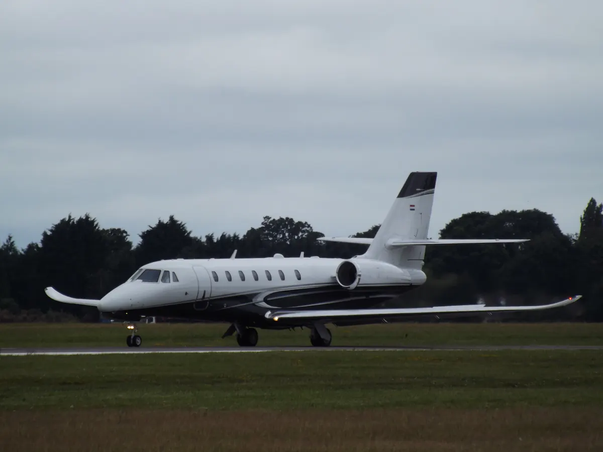 Cessna Citation Sovereign+ · front three-quarter view