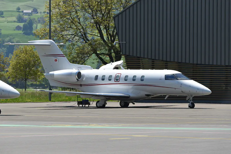 Pilatus PC-24 · vista lateral