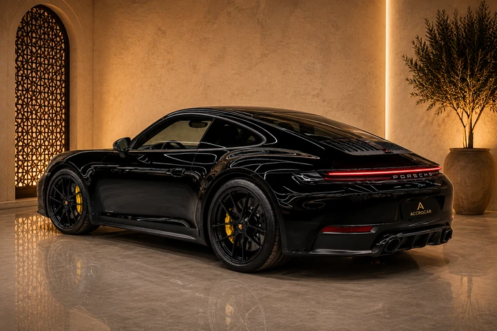 Porsche 911 luxury rental in Marrakech with Accrocar VIP delivery