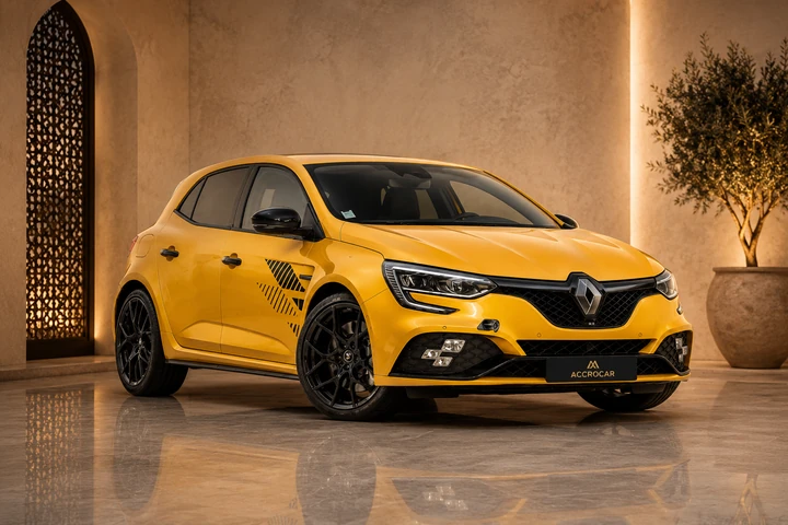 Renault Mégane RS sport rental in Marrakech with Accrocar delivery
