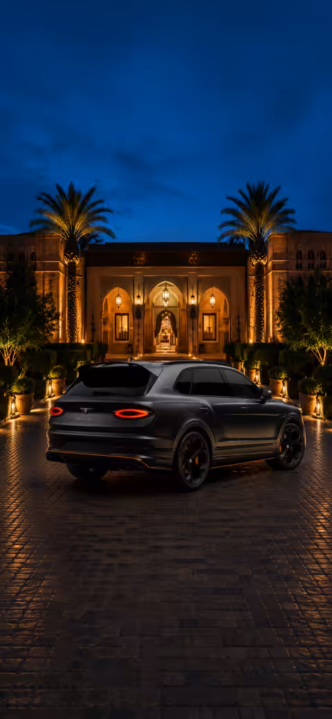 Bentley at Royal Mansour Marrakech for Accrocar luxury car rental
