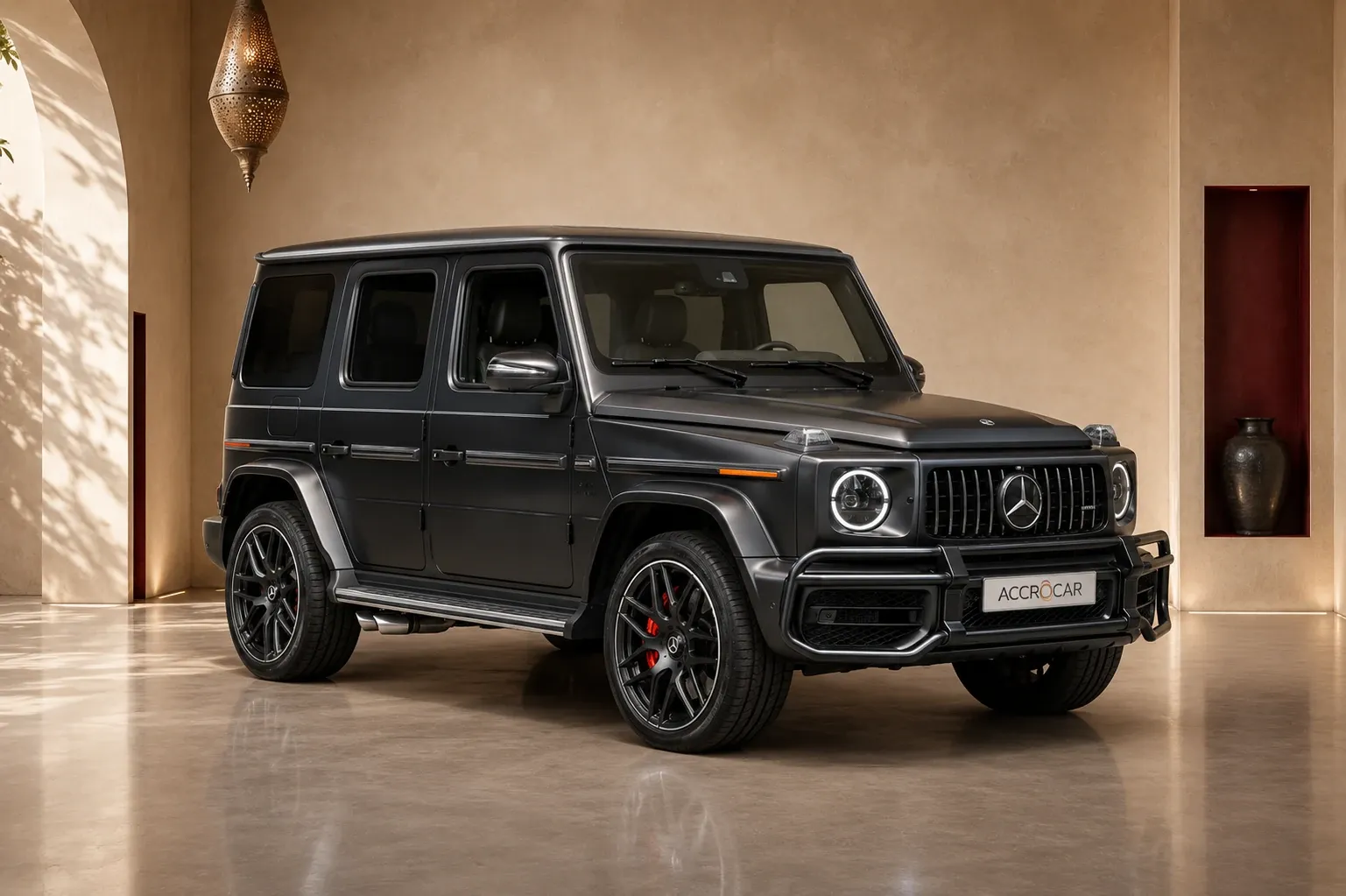 Mercedes G63 airport delivery Marrakech — G-Wagon VIP Menara